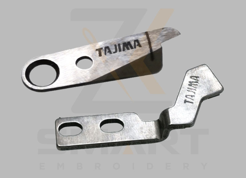 Tajima bordir mesin bordir pisau tetap dan bergerak