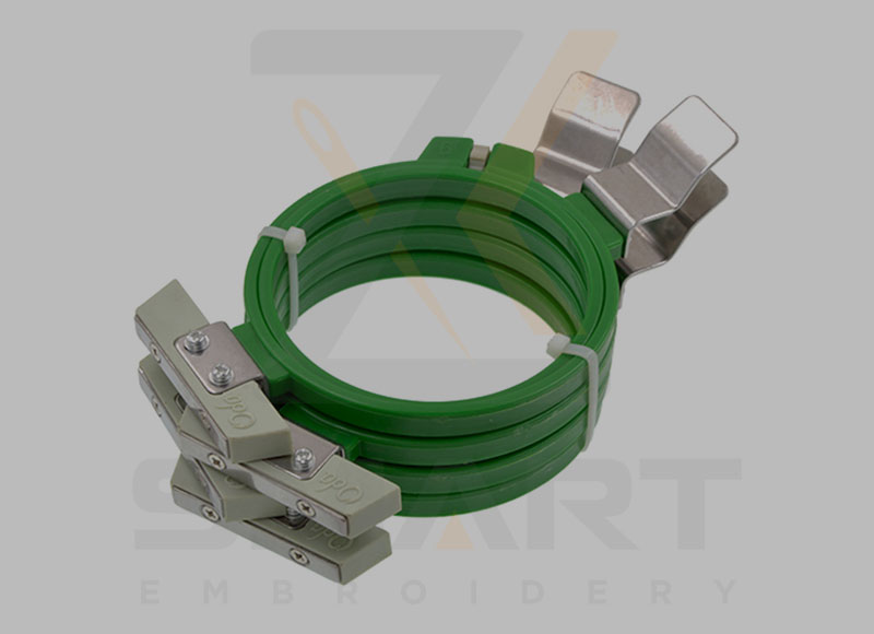 Tajima tubular green frame hoop bordir mesin cadangan