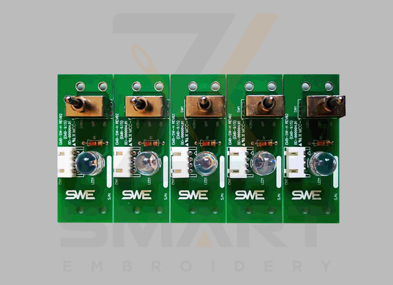 BD-000004 EMB-SWF-H SWF HEAD ON OFF SWITCH BOARD CARD REV01 (EMB-9,15) SUNSTAR Bordir Mesin Suku cadang