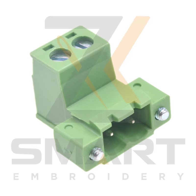 10 bagian L tipe 2 pin konektor pria untuk bagian pengemudi mesin embroidery E12-CZ-L2-M