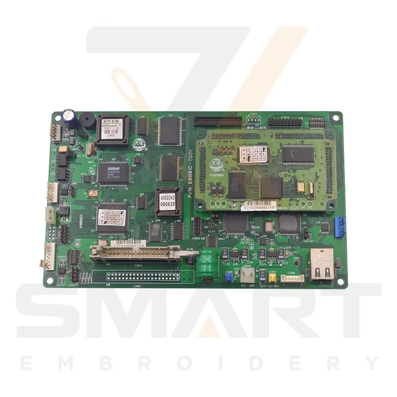 Kartu CPU Mainboard DAHAO E8801 yang Digunakan Untuk Mesin Embroidery Cina A68 A88 EDH0101-E8801-U