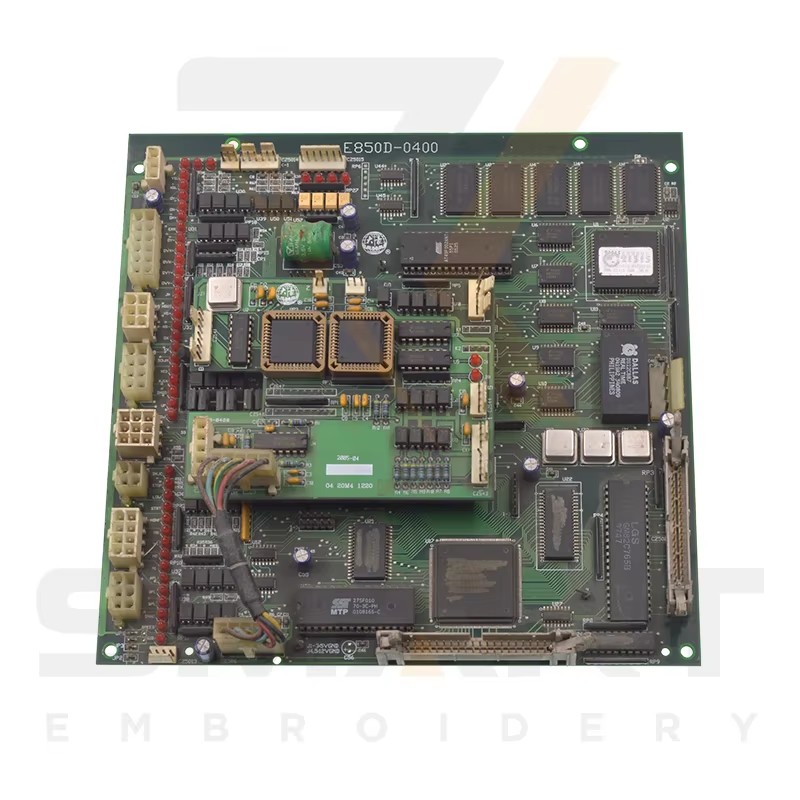 Kartu CPU Mainboard DAHAO E850 Yang Digunakan Dengan Fungsi Cording Bagian Mesin Embroidery Cina EDH0101-E850-CU