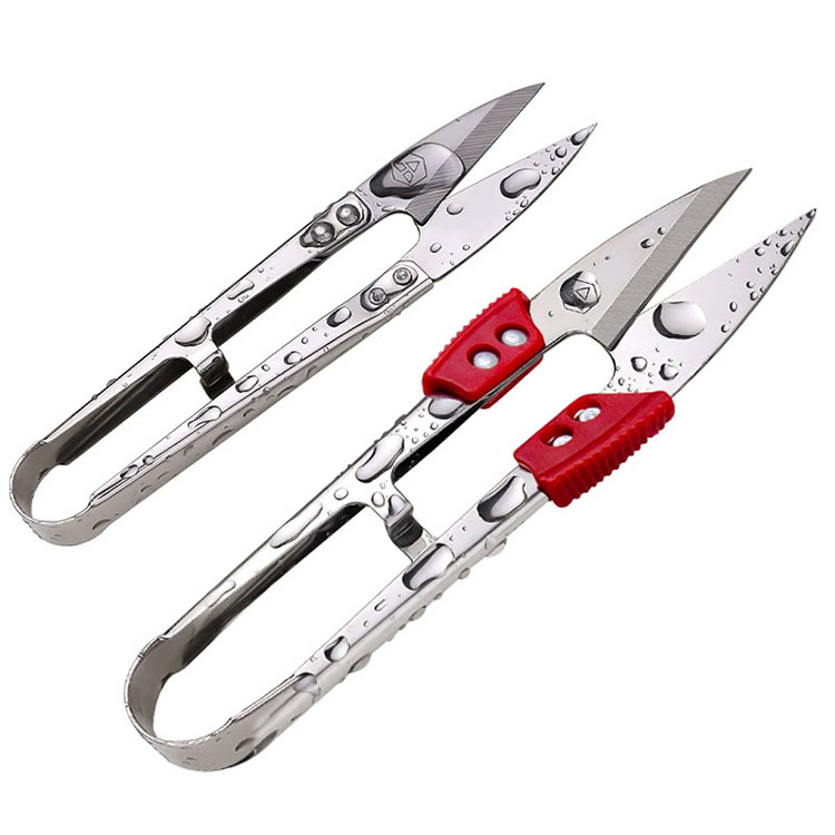 Ukuran semua baja stainless mesh pemotongan kepala, trim cross stitch menggiling embroidery pisau kecil